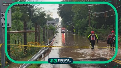 Breaking At Least 3 Dead After Flash Flooding Washington Crossing Pa Youtube