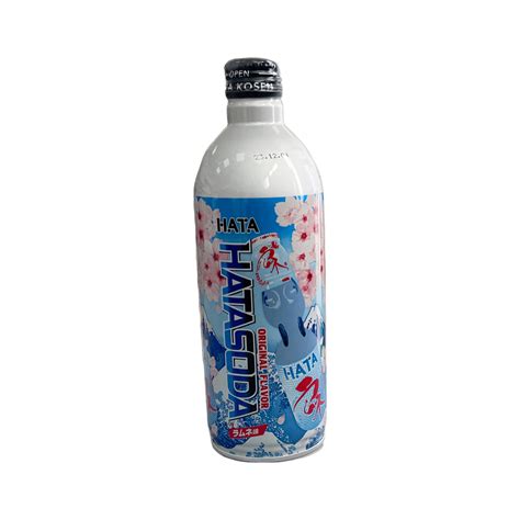 Hata原味铝罐波子汽水500ml Hata Kosen Hota Soda Ramune Can 500ml Unimart Asian