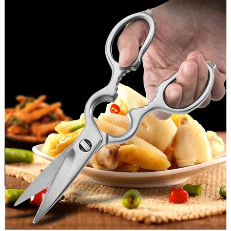 Stainless Steel Kitchen Scissors Knife Powerful Chicken Bone Scissor