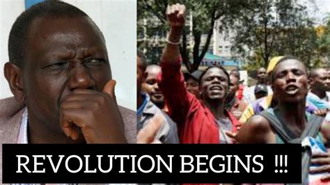 Kamenuka Massive Protests Against Ruto Begins Youtube