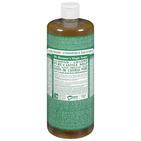 Dr Bronners 18 In 1 Pure Castile Liquid Soap Almond 944ml London Drugs