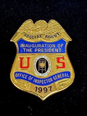 U S Office Of The Inspector General Special Agent Presidential