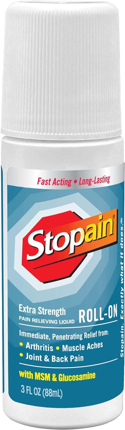 Stopain Extra Strength Pain Relieving Roll On Oz Amazon Au