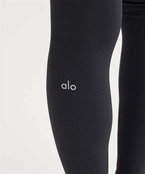 Alo YogaアロヨガのaloSEAMLESS HIGH WAIST RIBBED LEGGING シームレスハイウエストリブ