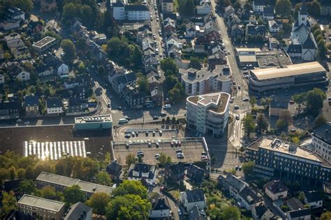 Luftaufnahme Siegen Bürogebäude des Geschäftshauses an der St Johann