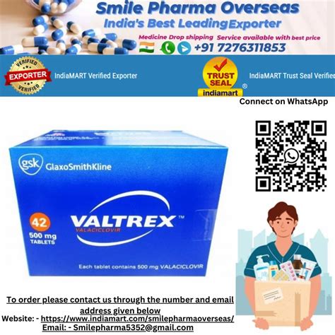 Valtrex 500 Mg Tablet At Rs 100 Bottle Valtrex Tablets In Nagpur ID