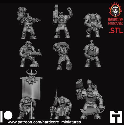 Waaagh Orktober Arrives For Hardcore Miniatures Patreon