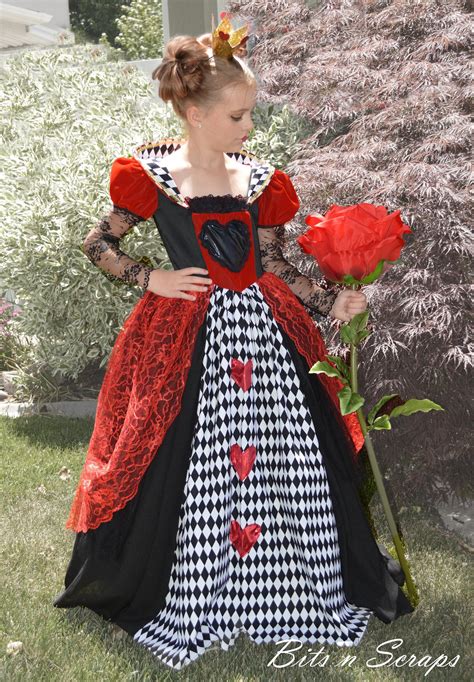 Queen Of Hearts Costume Dress Girls Queen Of Hearts Costume Girls