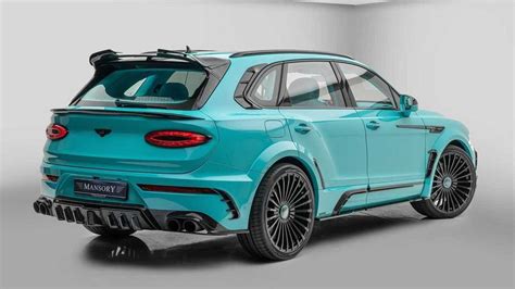 El Mansory Bentley Bentayga Speed Feroza Edition Asusta Con 900 CV