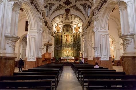 Parish Church Of Santiago Apostol In Malaga Spain Editorial Image