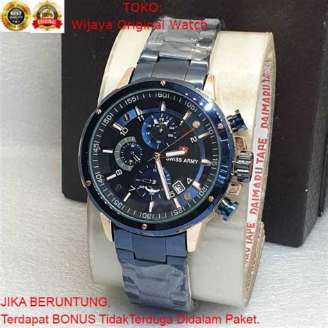 Jual Jam Tangan Pria Chronograph Swiss Army Original Jam Tangan