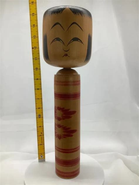 Poup E Japonaise Kokeshi Ancienne Traditionnelle Vintage En Bois