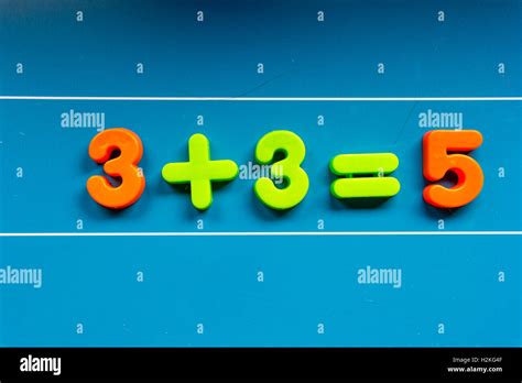Error In The Math Test Stock Photo Alamy
