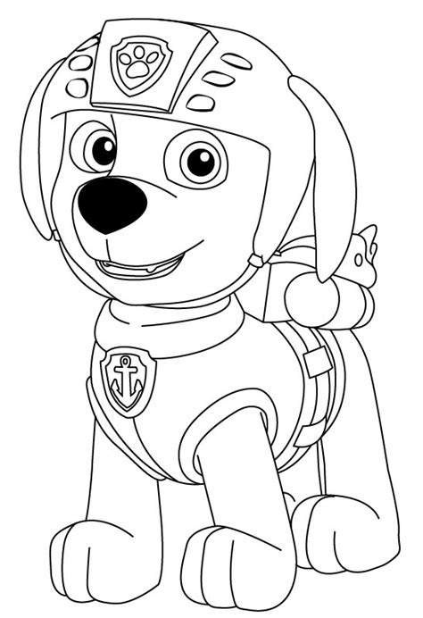 Desenhos De Patrulha Canina Para Colorir Como Fazer Em Casa