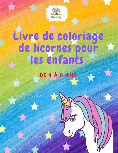 Buy Livre De Coloriage De Licornes Pour Les Enfants Un Livre De