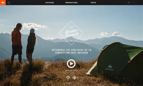 Quechua 2Seconds - CSS Design Awards