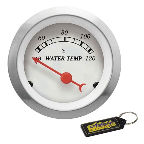 Autogauge Classic Series Water Temp Gauge - 52mm - White & Gel Key Holder | Shop Today. Get it ...