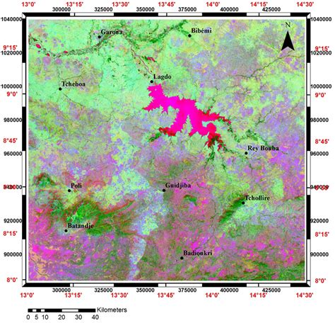 Figure 8 Landsat 8 Band Ratio 6 7 6 2 6 5 4 5 In RGB 2 Of The