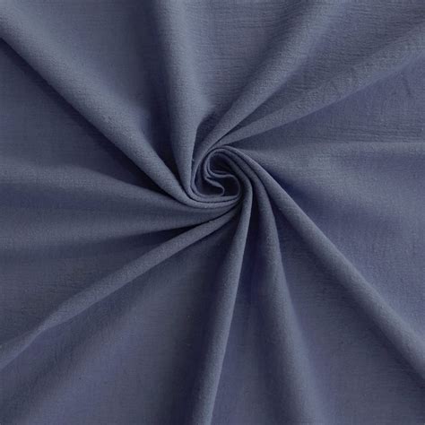 100 Cotton Gauze Fabric Copen Blue By The Yard Fabric Direct