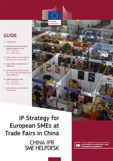 China Ipr Sme Helpdesk Ip Strategy For European Smes At Trade Fairs In