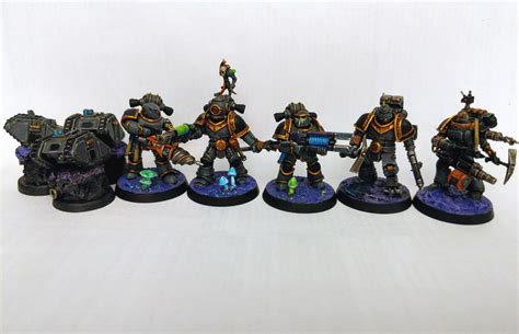 From the depths of Medrengard! Just finished my subterranean Iron Warriors Kill Team (run them ...