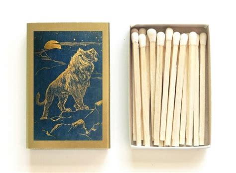 Roaring Lion Matchbox Tiny T Spirit Animal Pair With