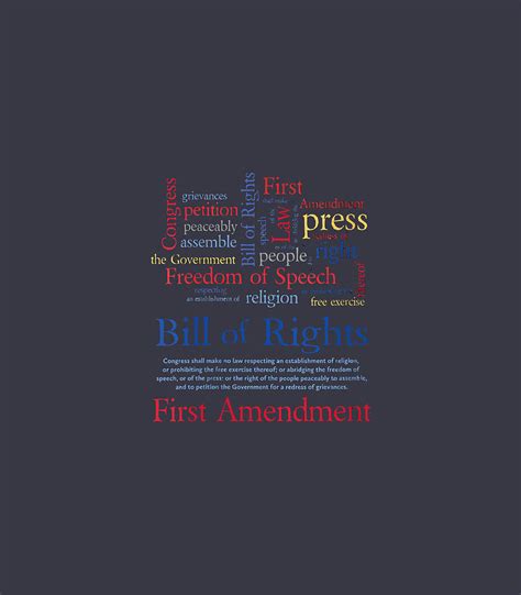 Freedom Of Speech 1st Amendment Bill Of Rights Digital Art By Klaidu Brode Fine Art America