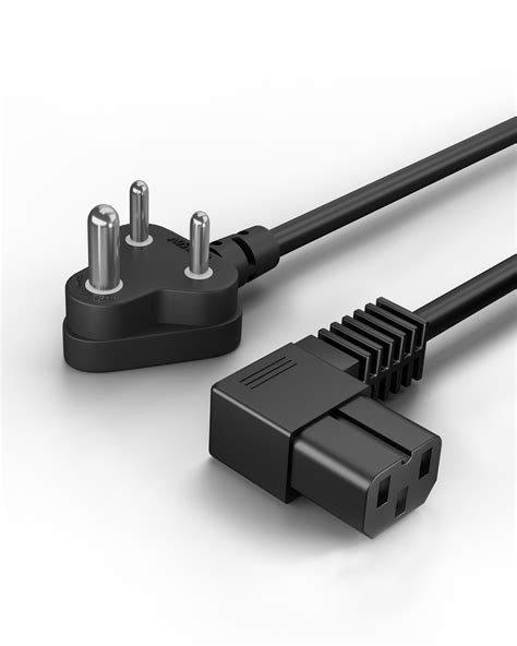 Best Quality Fedus L Shape 3 Pin Computer Power Cable