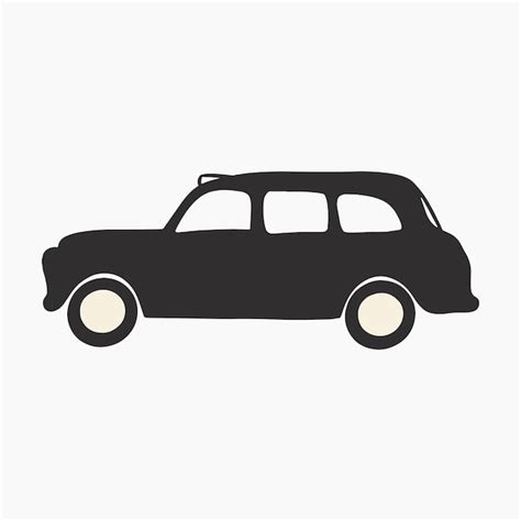 Premium Vector London Black Cab Illustration