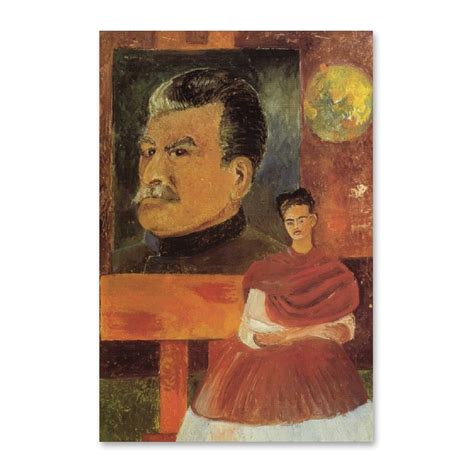 Frida Kahlo Self Portrait With Stalin