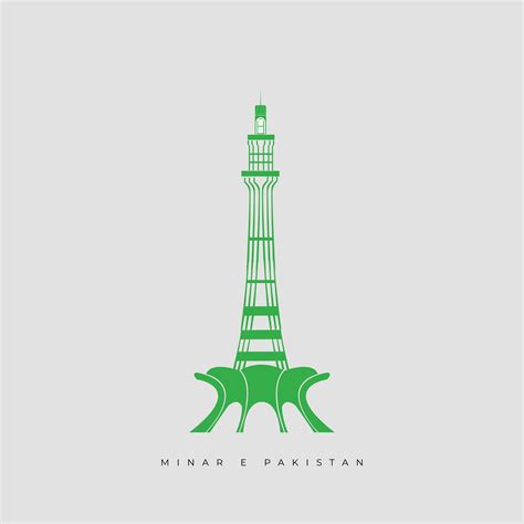 Minar E Pakistan Lahore Minar 25746767 Vector Art At Vecteezy