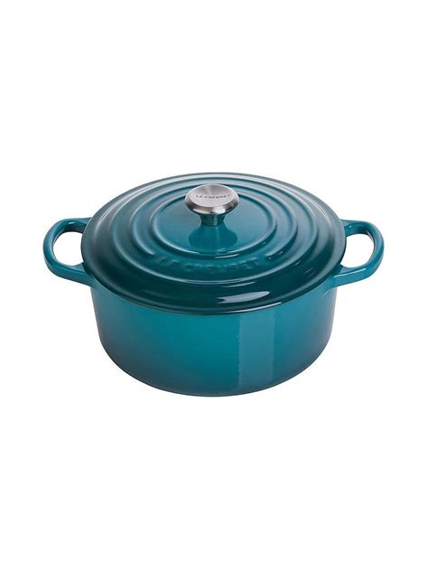 Le Creuset Br Ter Rund Signature Cm L Deep Teal Petrol