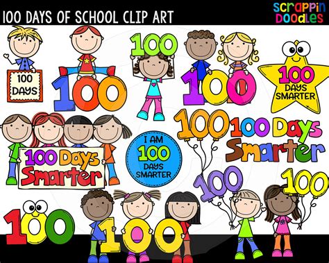 Clipart For 100th Day Of School