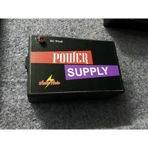 Jual Power Supply Efex Gitar 9volt 6 Chanel Bonus Kabel Siap Pakai