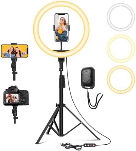 Ubeesize Inch Ring Light With Stand Selfie Ring Light With