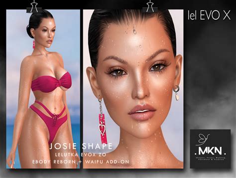 Second Life Marketplace Mkn Josie Shape [lel Evox Zo V3 1]