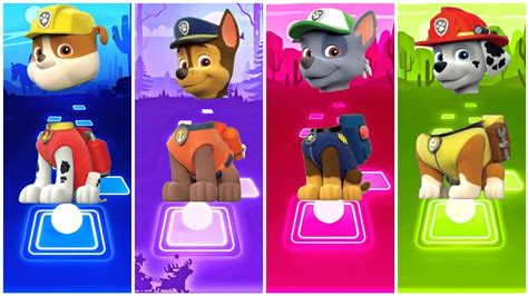 Paw Patrol The Mighty Movie Marshall 🆚 Rocky 🆚 Chase 🆚️ Rubble Puzzle