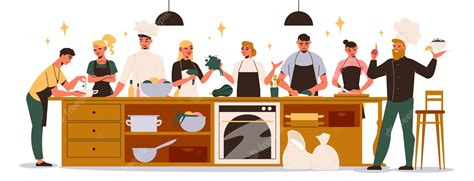 1 200 Adult Cooking Class Illustrations Royalty Free Vector Clip Art Library