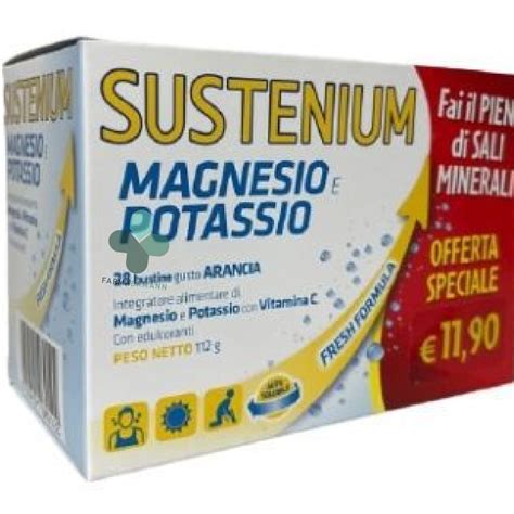 Sustenium Magnesio E Potassio Arancia Fresh Formula 28 Bustine