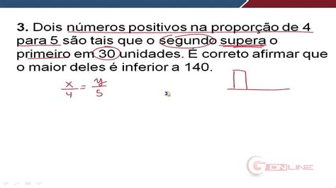 Aula Grátis Razão E Proporção Em Exercícios Matemática Youtube