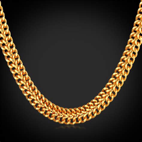 2018 Mens 18k Stamp Gold Chain For Men Jewelry Fancy Necklace Design