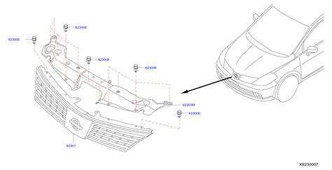 Nissan Versa Grille Front Em A Genuine Nissan Part