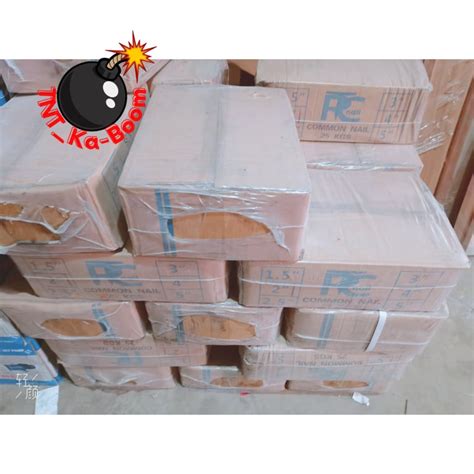 Local Made Nails Pako Common Nail Per Box 25 Kilos All Sizes Concrete