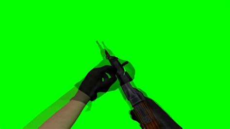 Cs Go Ak 47 Default Green Screen Best Soft For Montage Mlg