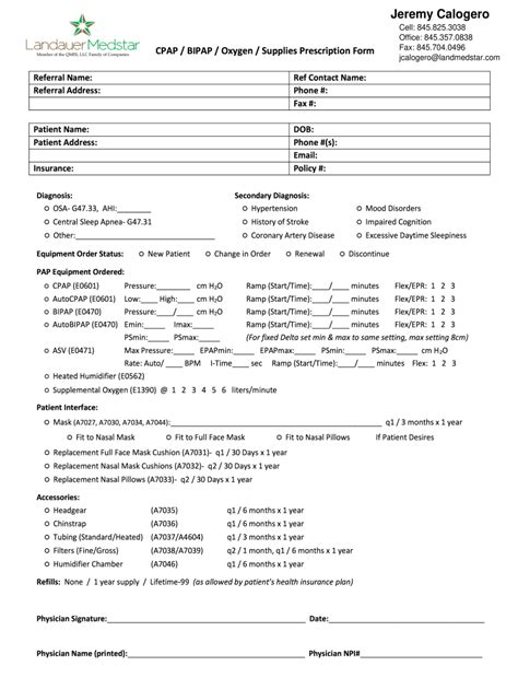 Cpap Order Fill Online Printable Fillable Blank Pdffiller