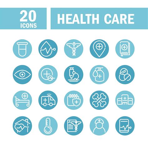 Health care icon set 1424683 Vector Art at Vecteezy