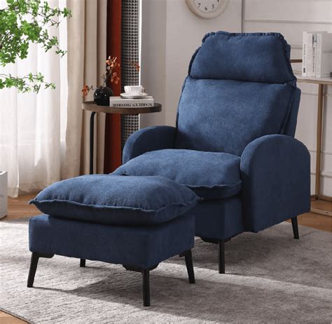 Ucloveria Recliner Accent Chair With Ottoman Ergonomic High Back