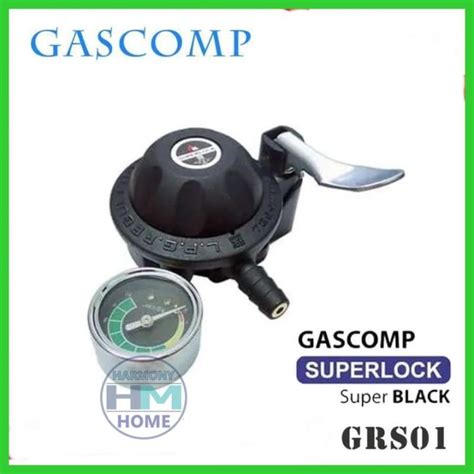 Regulator Meter Tekanan Rendah Superlock Super Lock Gascomp Grs