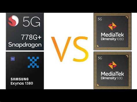 Snapdragon G Vs Dimensity Vs Vs Exynos Comparison