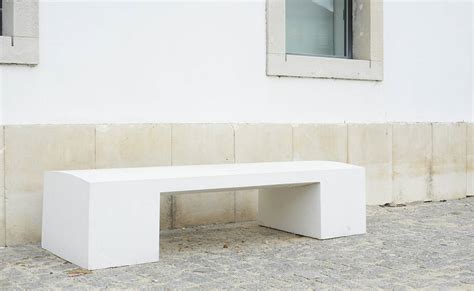 Banquette béton ligne Sueste larus Design mobilier urbain Cj créations